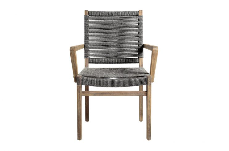Oceans Dining Armchair Front 504FT032P2G