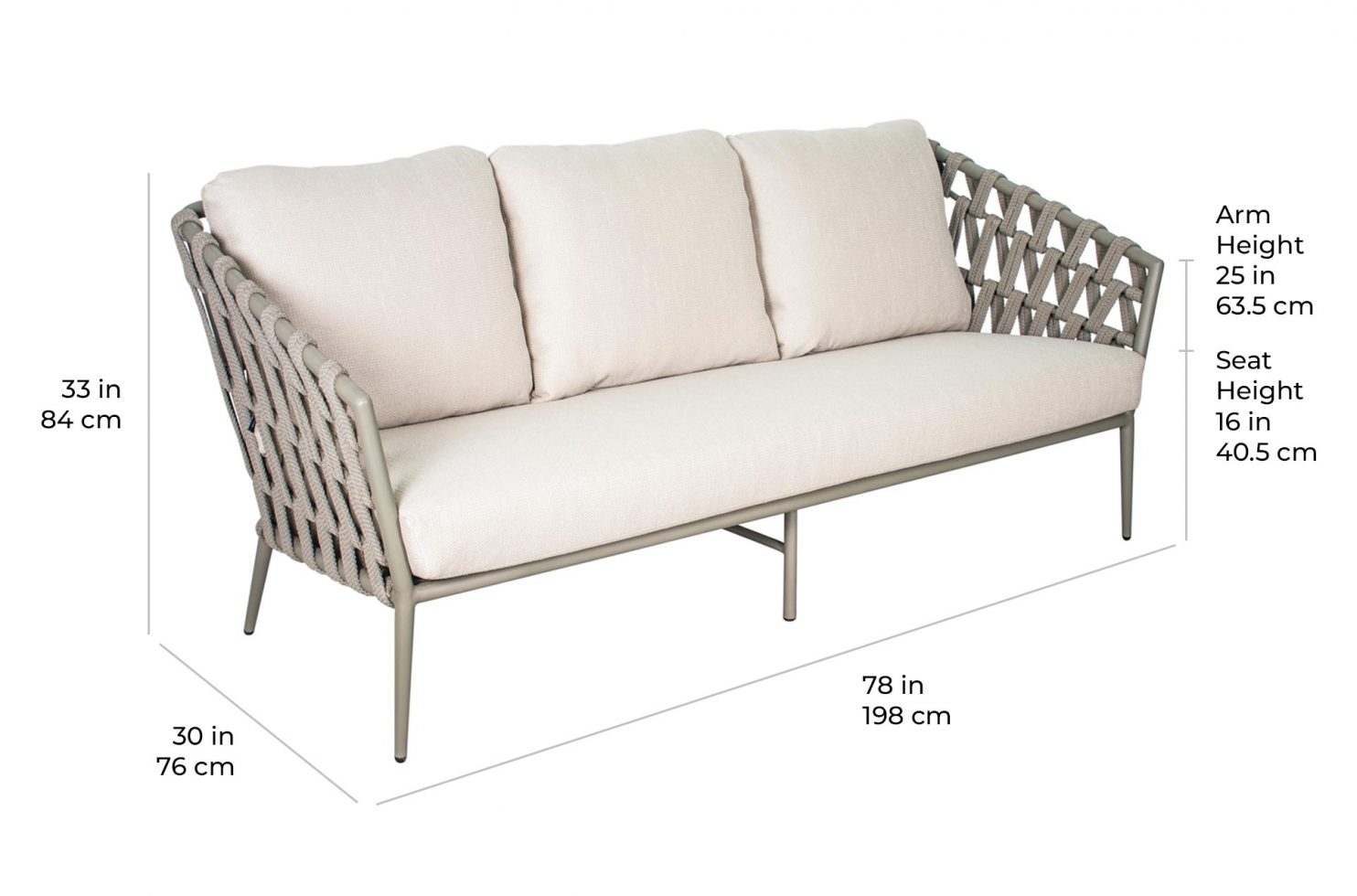arch andaman sofa 620FT066P2 scale dims