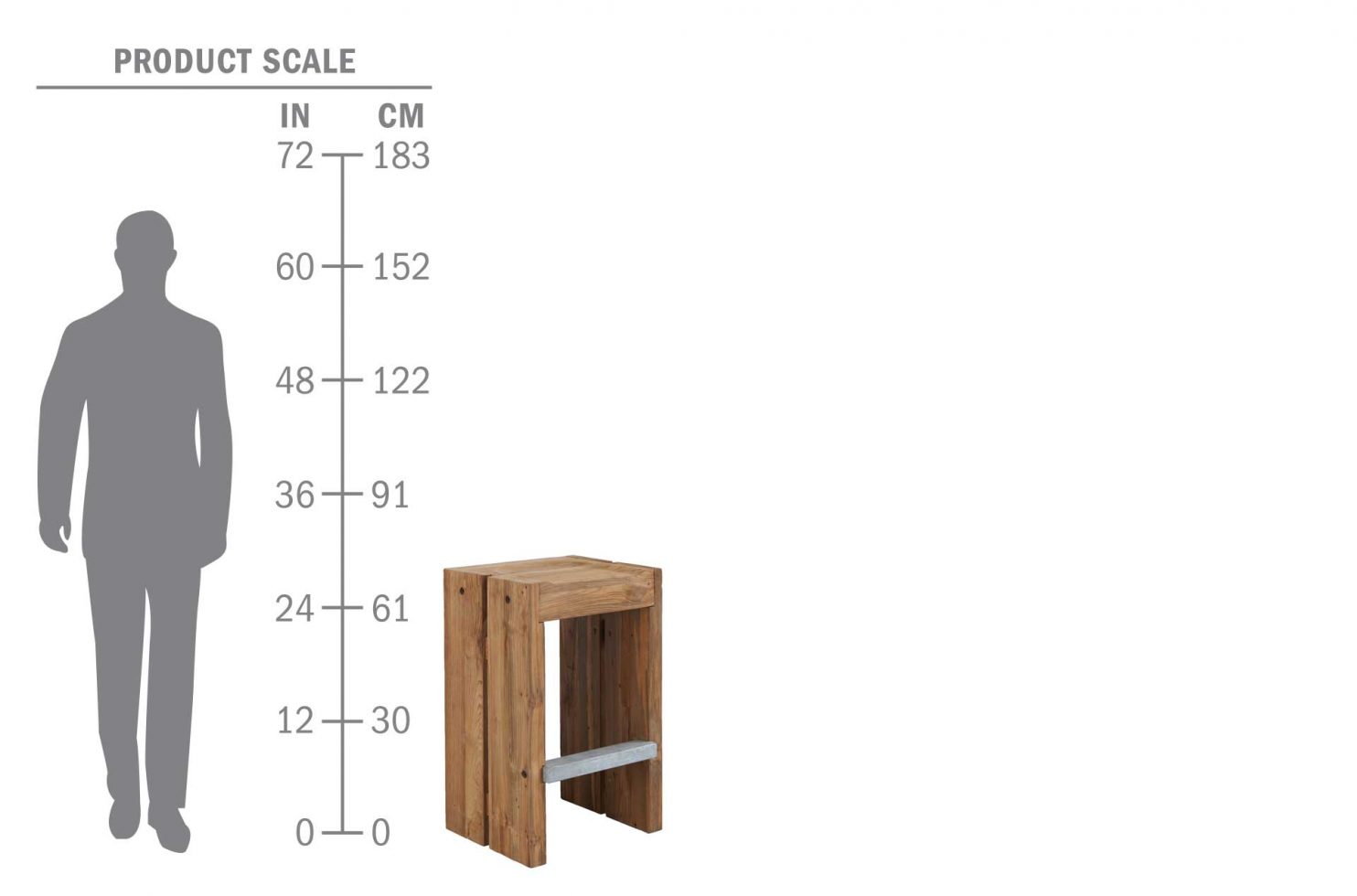 perp solo bar chair 501FT047P2 3 4 scale human