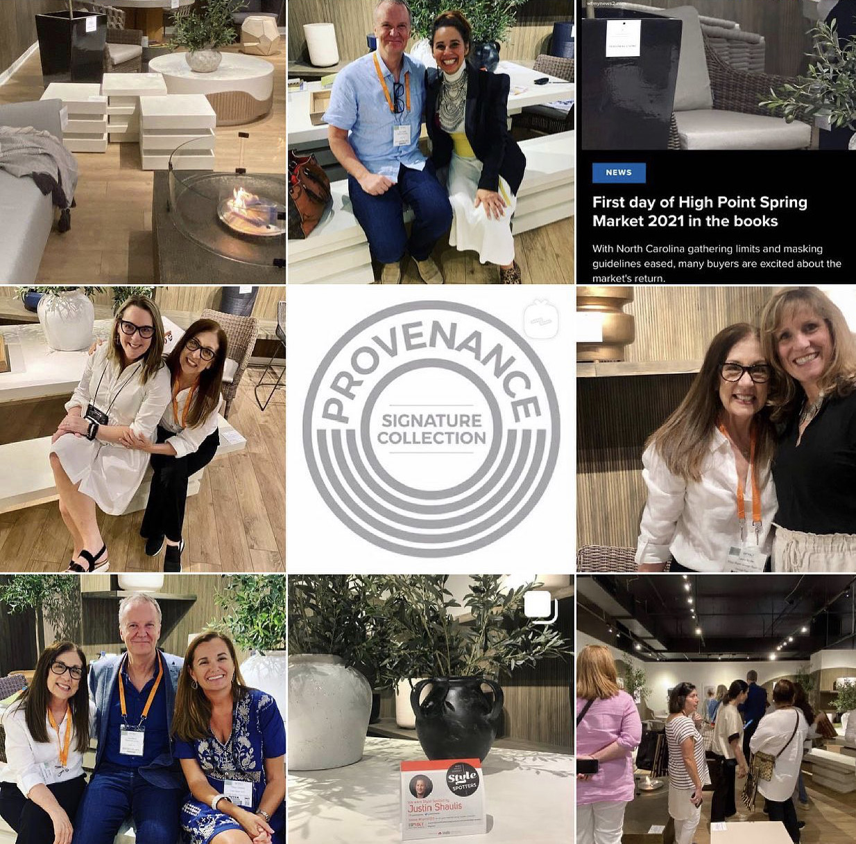 Interior designers visiting Seasonal Living during the launch of the Provenance Signature Collection by Laura Muller at Spring #HPMKT 