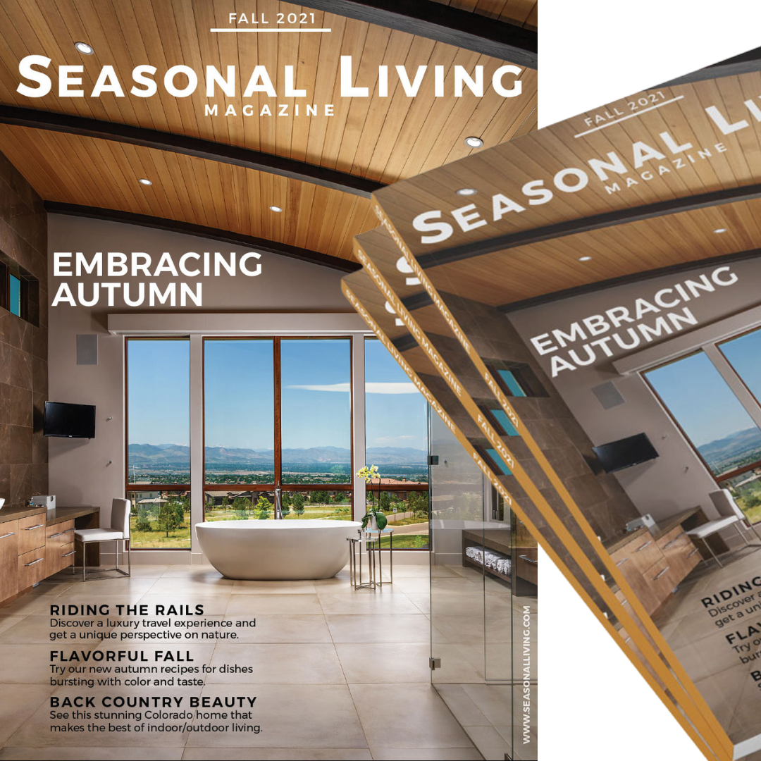 The cover of the Fall 2021 edition of Seasonal Living Magazine. 