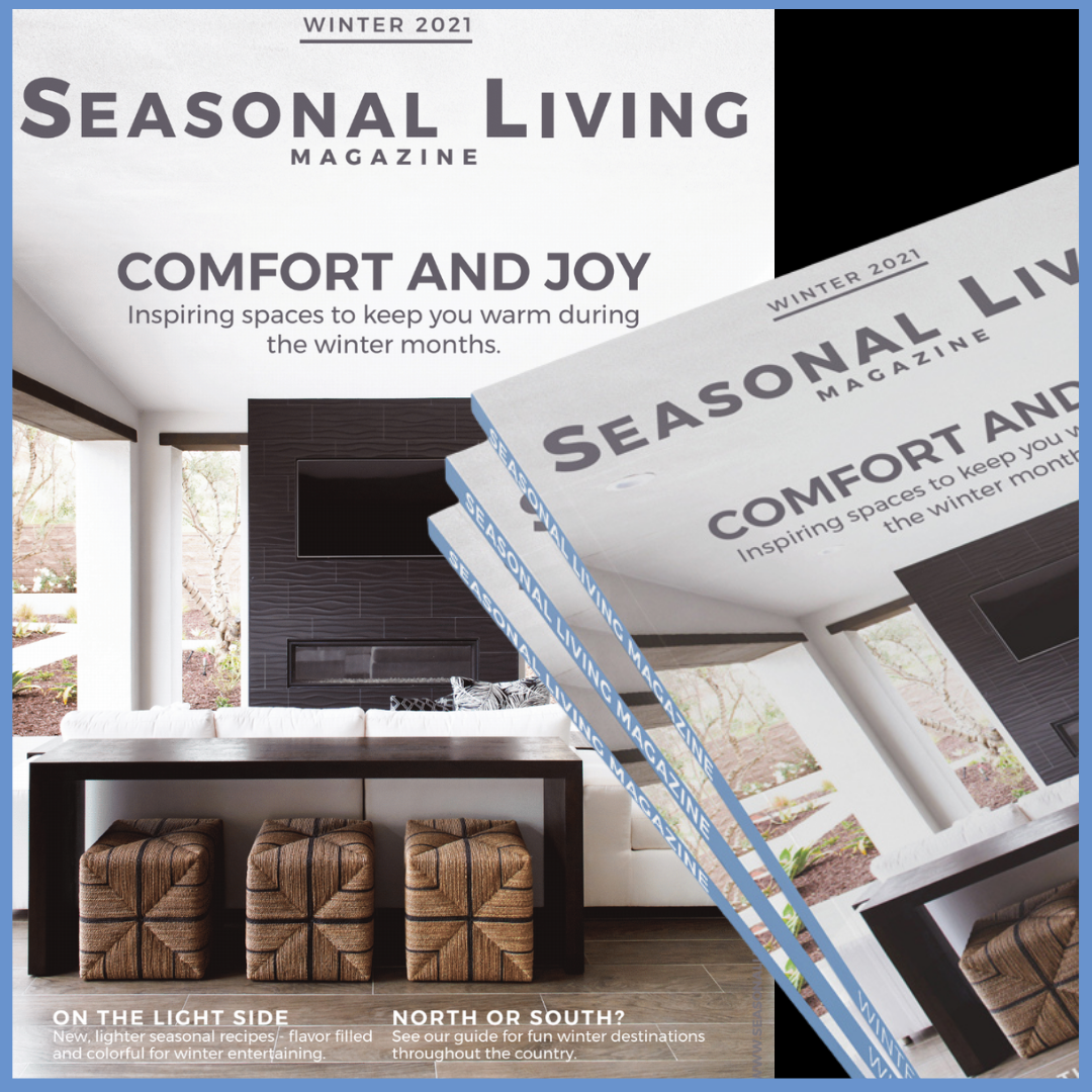 Seasonal Living Magazine Winter 2021 cover.