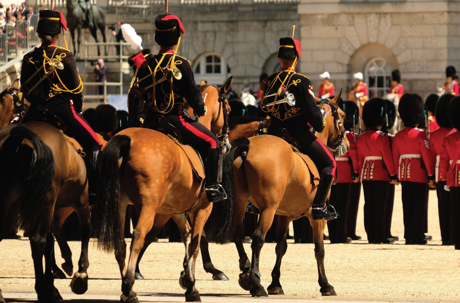 trooping the colors in UK