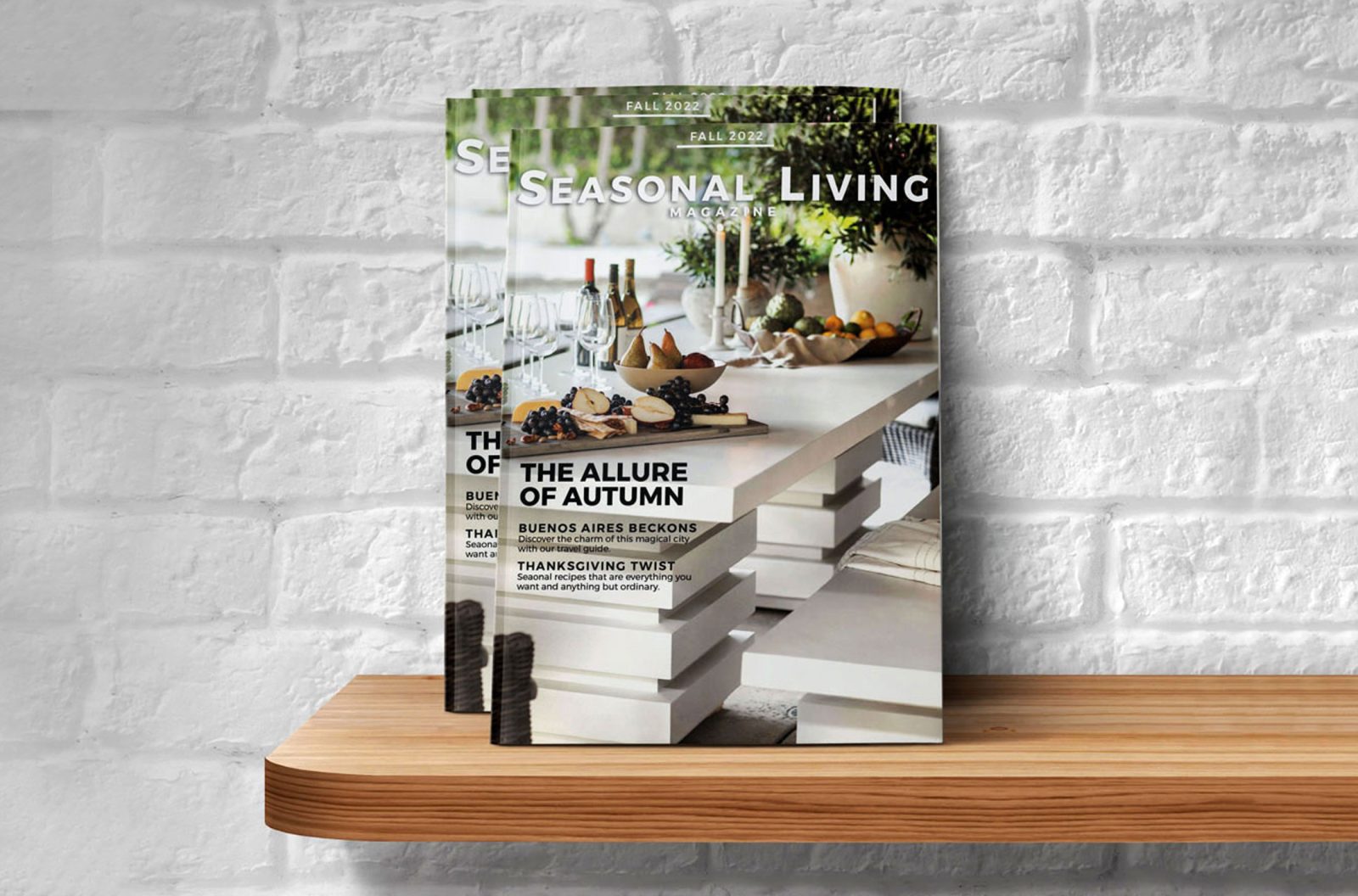 seasonal living magazine fall22 covers