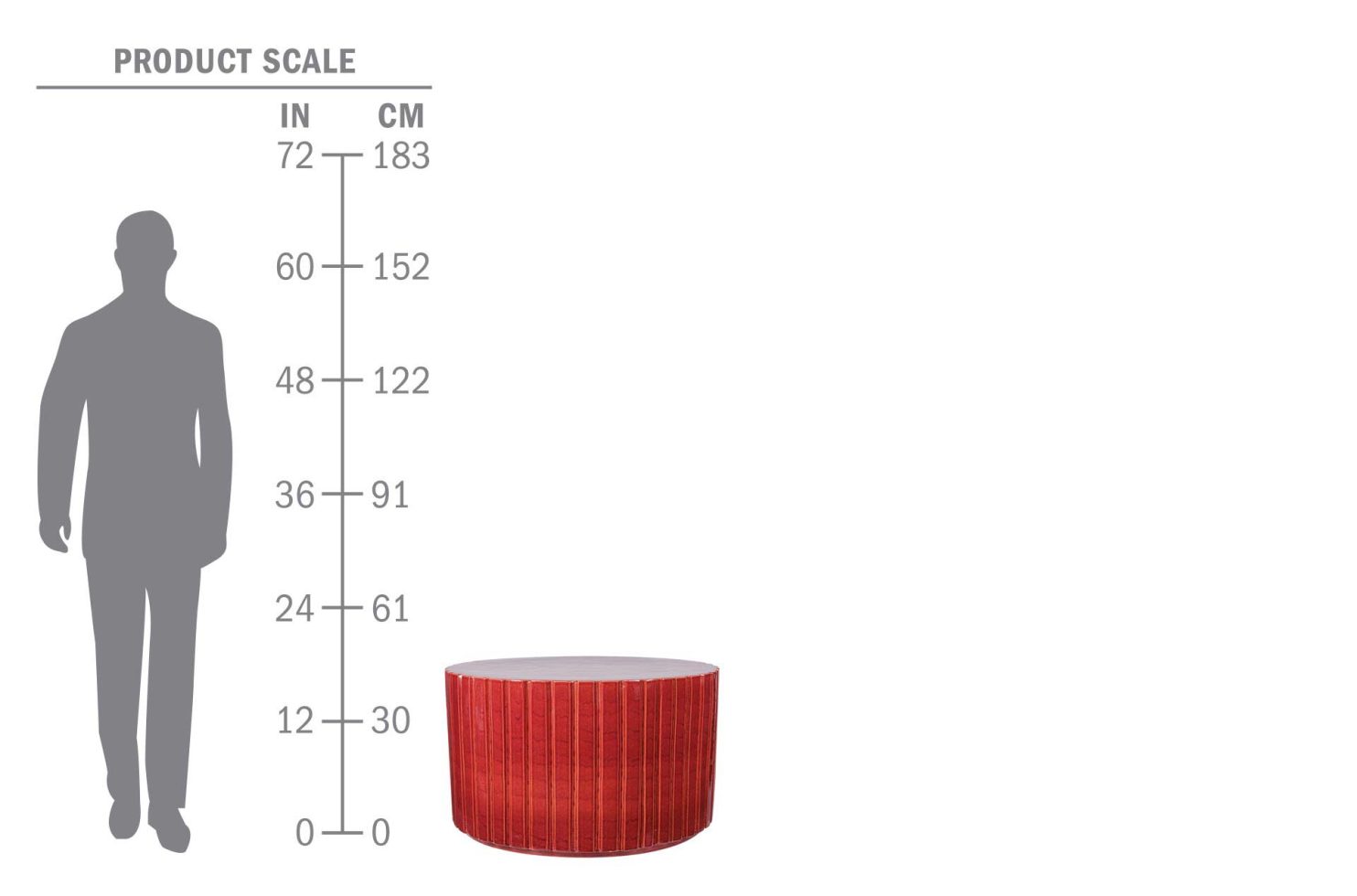 cer katra cocktail table scale human