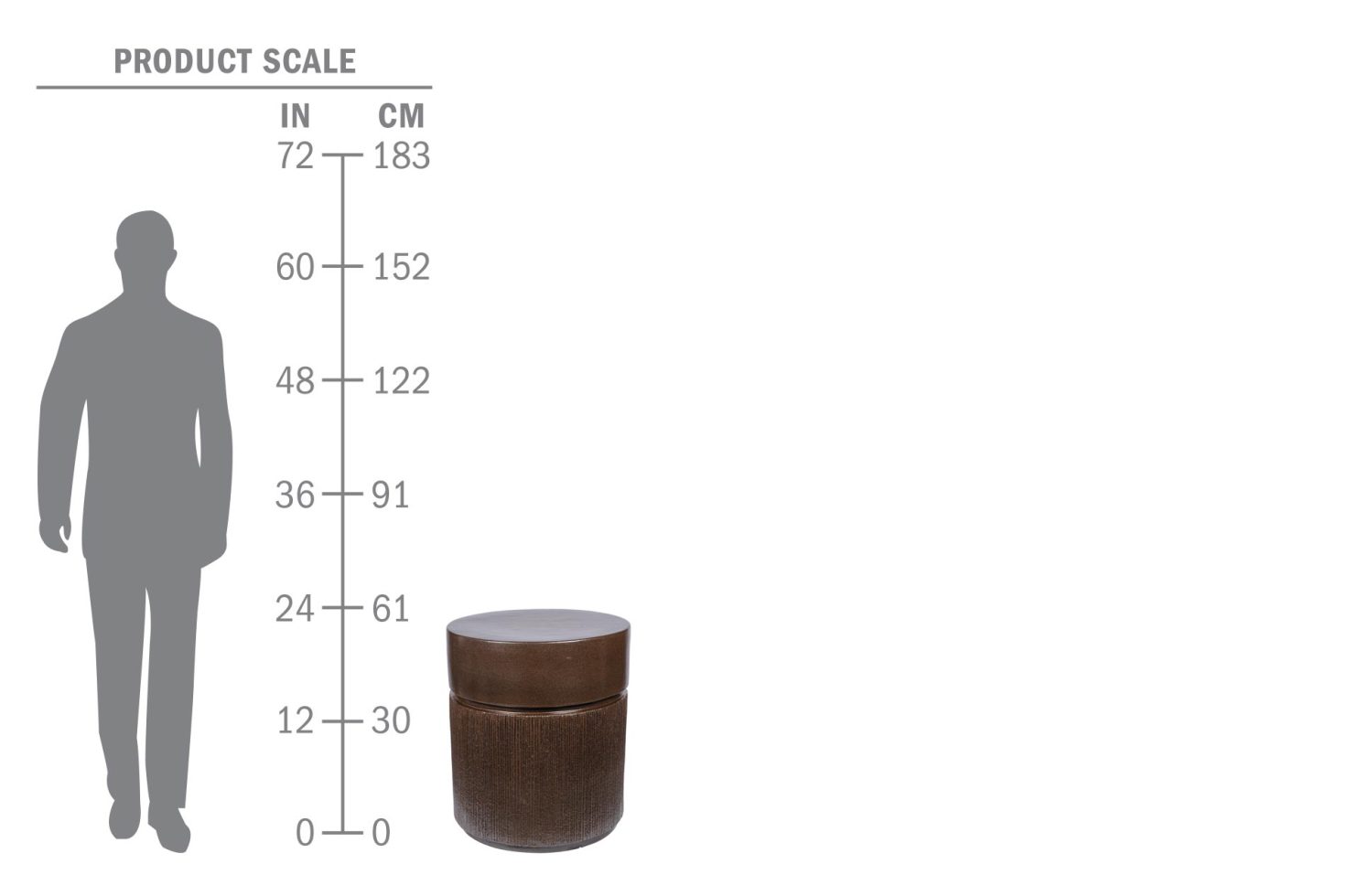 prov cer ellipse accent table scale human