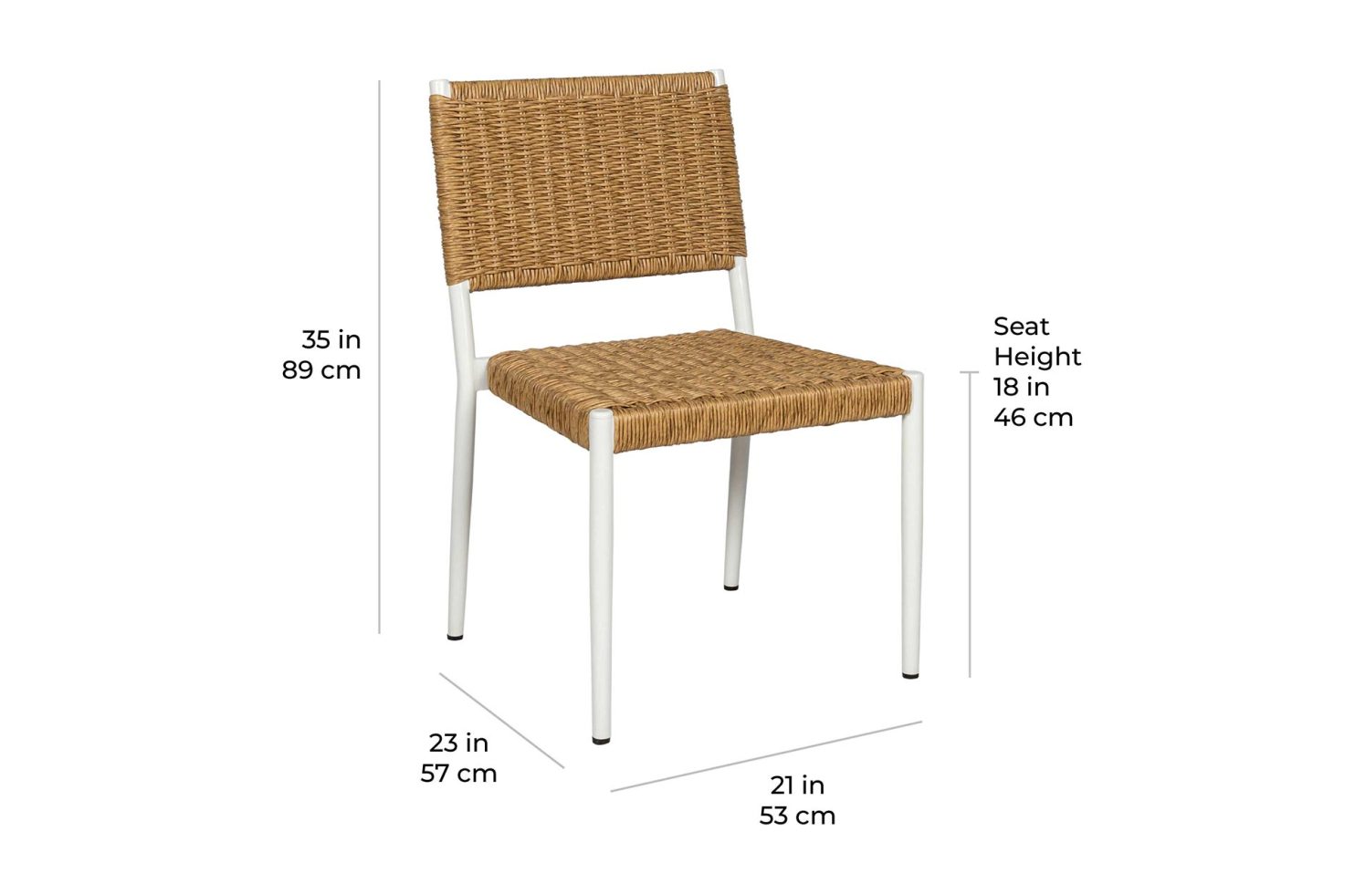 exp seychelles dining chair E50425002 scale dims