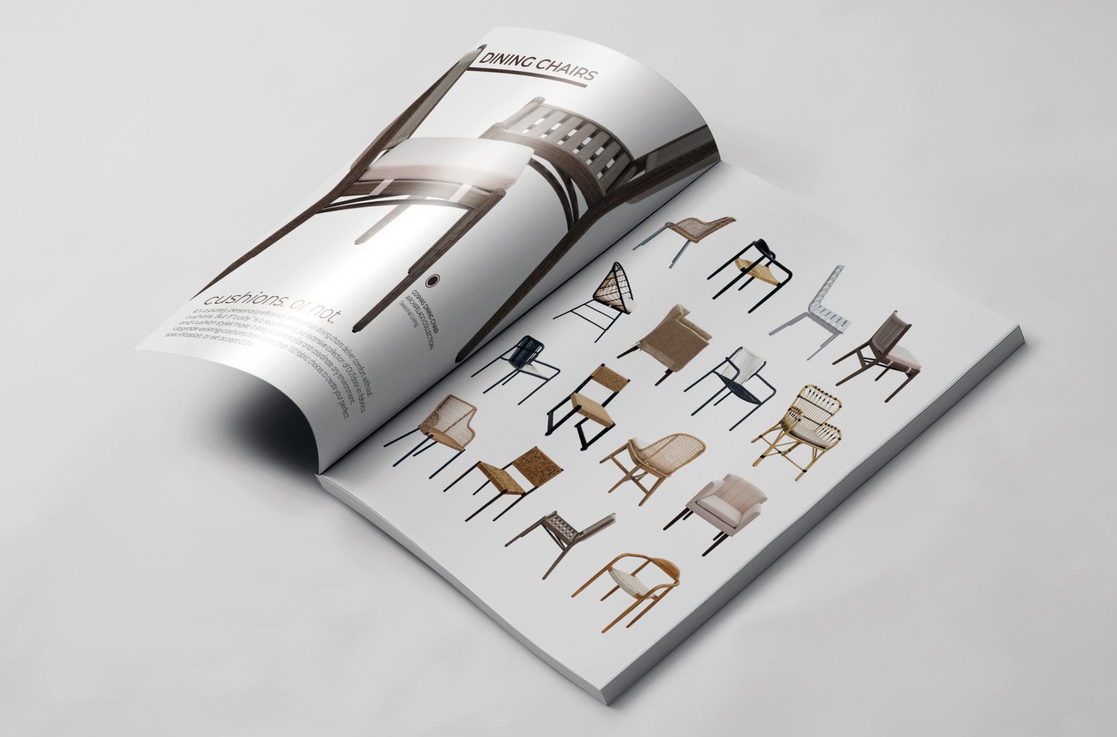 seasonal living dining chairs brochure layout