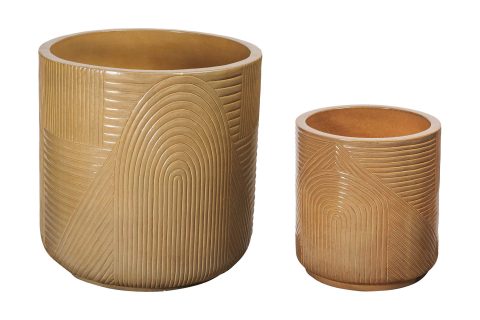 cer serenity textured planter set C30811034 taupe both TEMP web