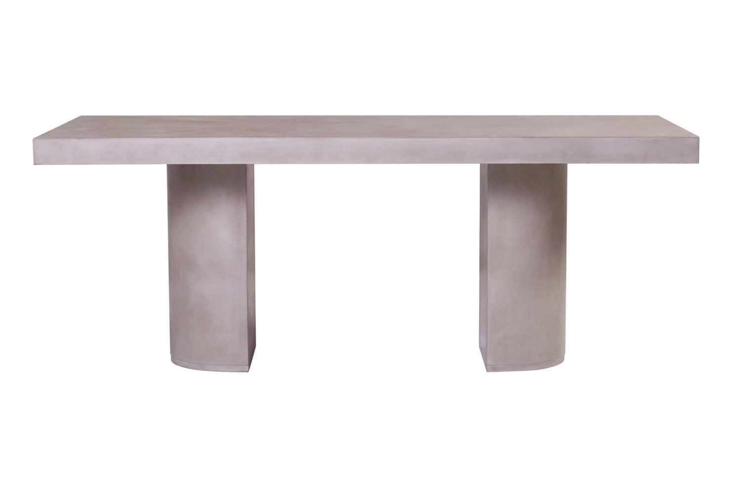 con andoo rectangle dining table P5019923201 gray 1 front web