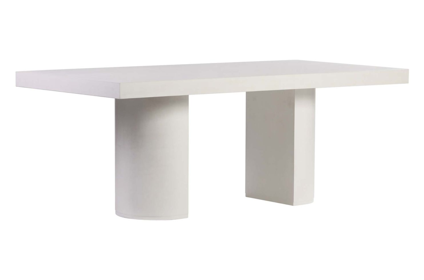 con andoo rectangle dining table P5019923212 white 1 3Q web