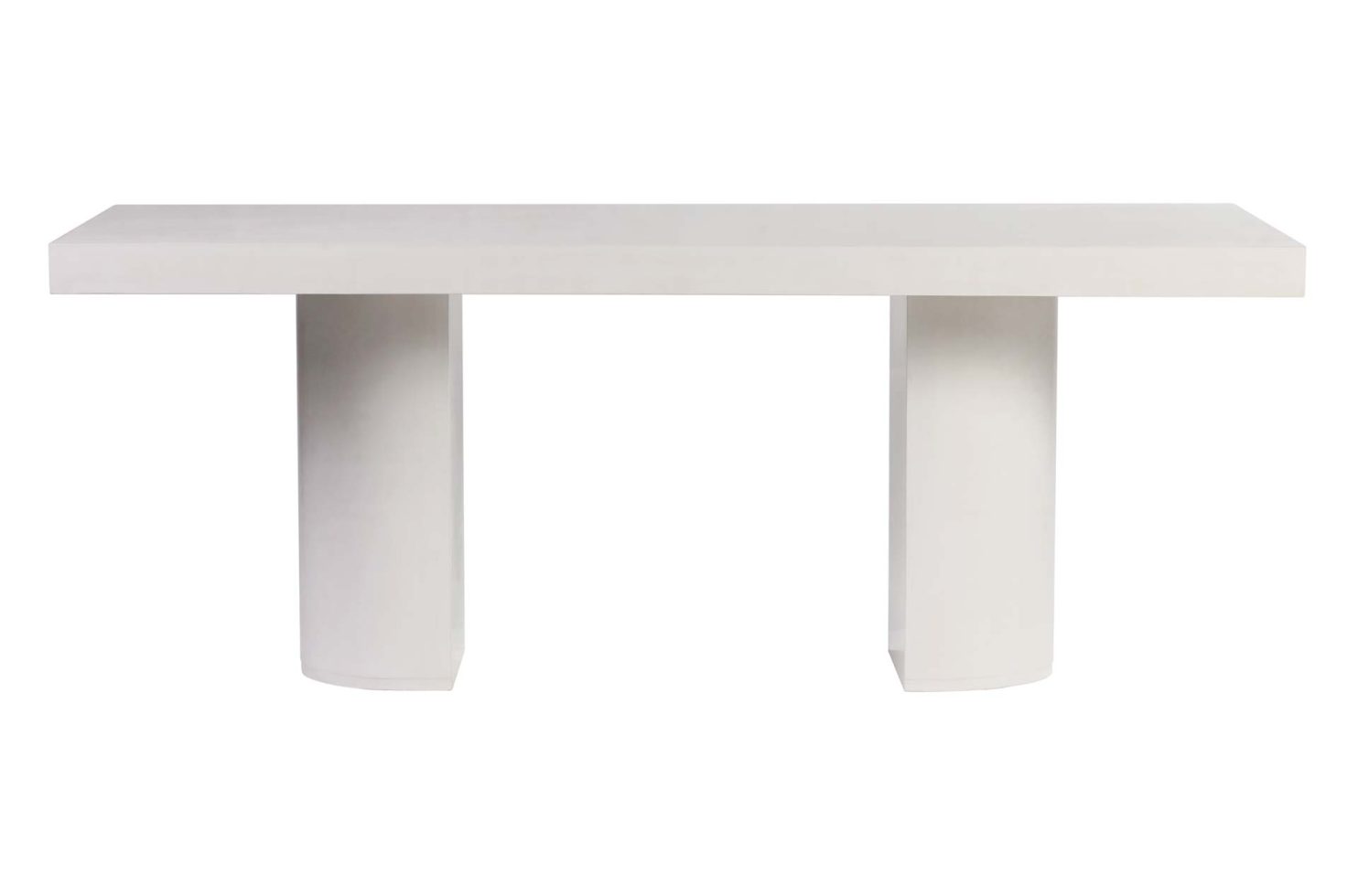 con andoo rectangle dining table P5019923212 white 1 front web